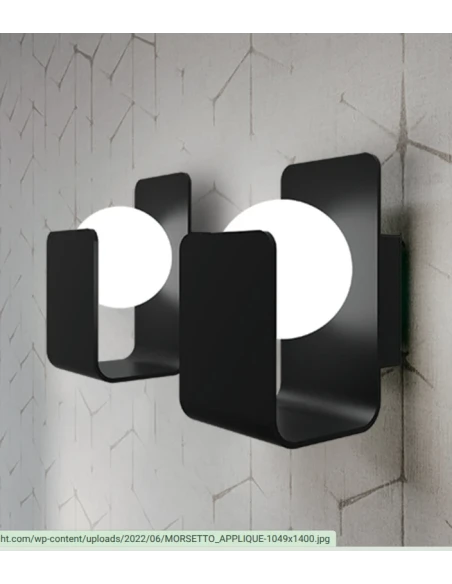 Penta - Morsetto Wall Lamp - Matt Black