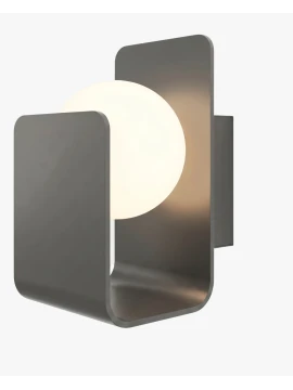 Penta - Morsetto Lampada da Parete - Grigio