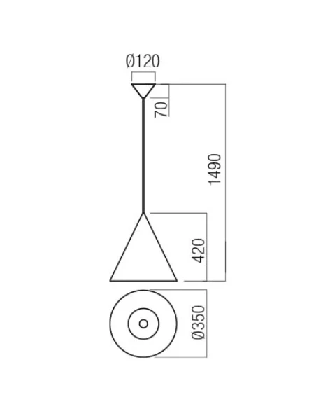 Redo Group - Konos Pendant Lamp - Matt White