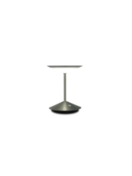Penta - Narciso Lampada da Tavolo Ricaricabile - Grigio