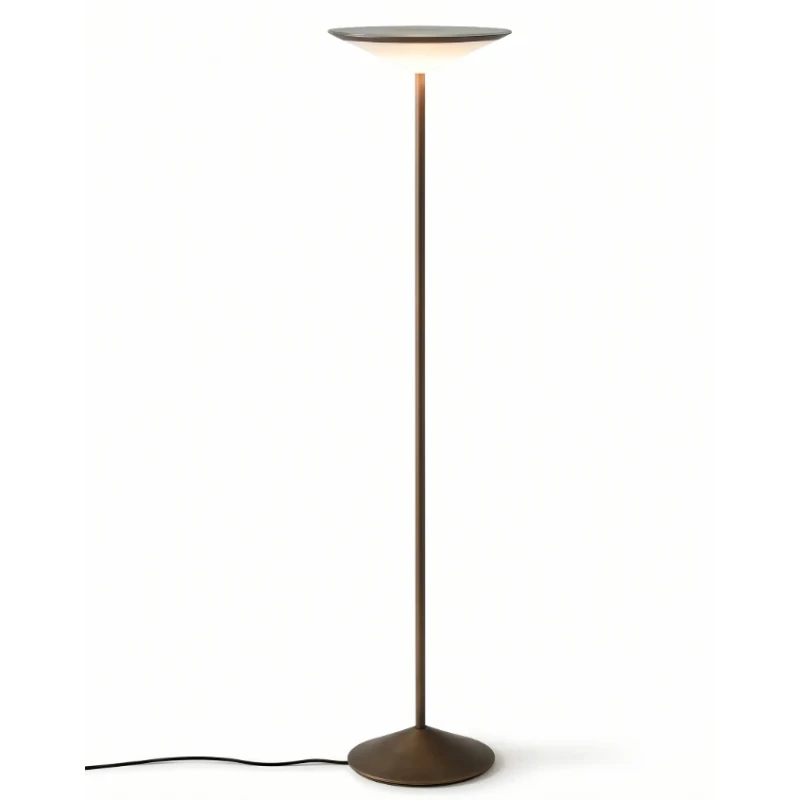Penta - Narciso Lampada da Terra - Bronzo Opaco