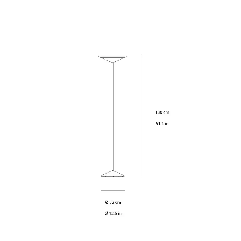 Penta - Narciso Floor Lamp - Grey