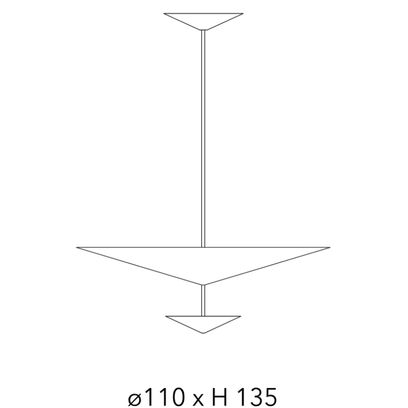 Penta - Narciso Pendant Lamp - Matte Black