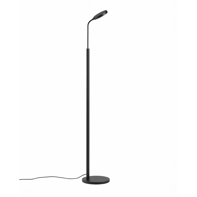 Penta - Spoon Lampada da Terra Regolabile - Metallo Grigio