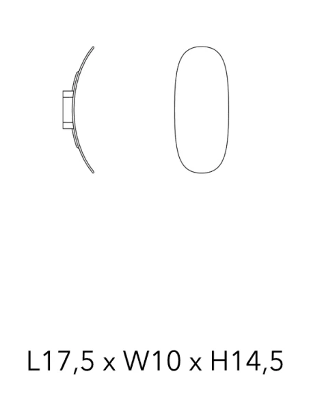Penta - Vela Wall Lamp - Matte Black