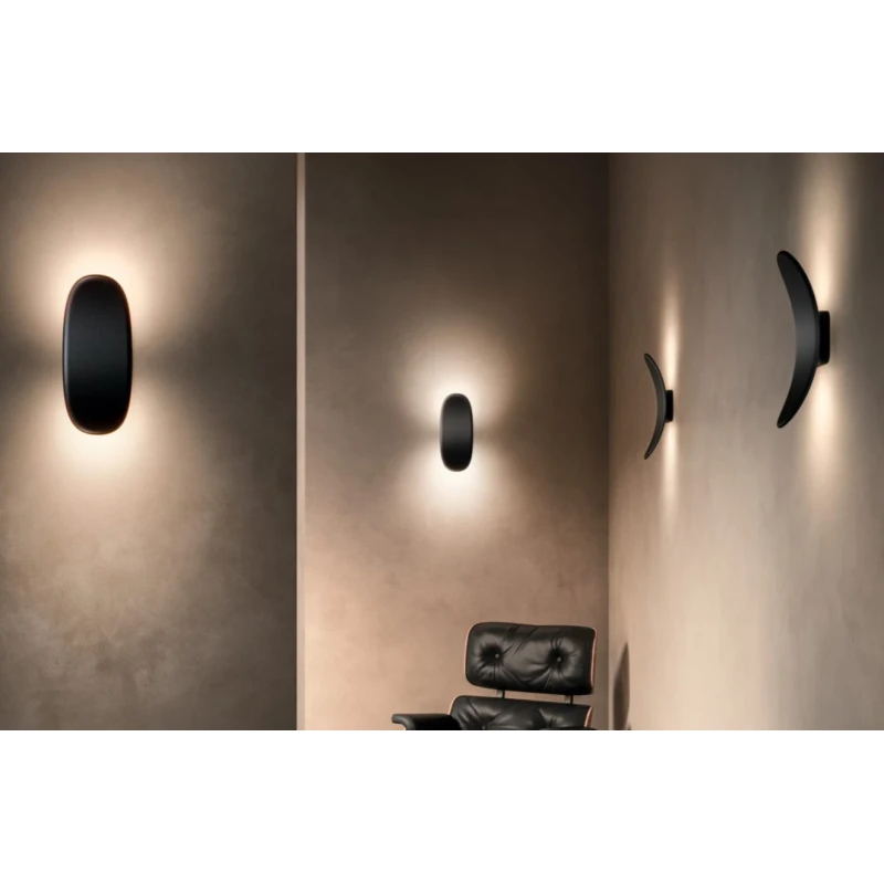 Penta - Vela Wall Lamp - Matt Titanium