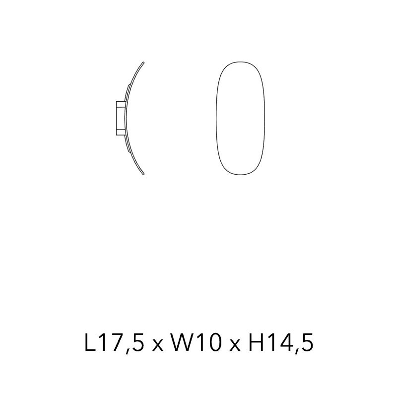 Penta - Vela Wall Lamp - Matt White