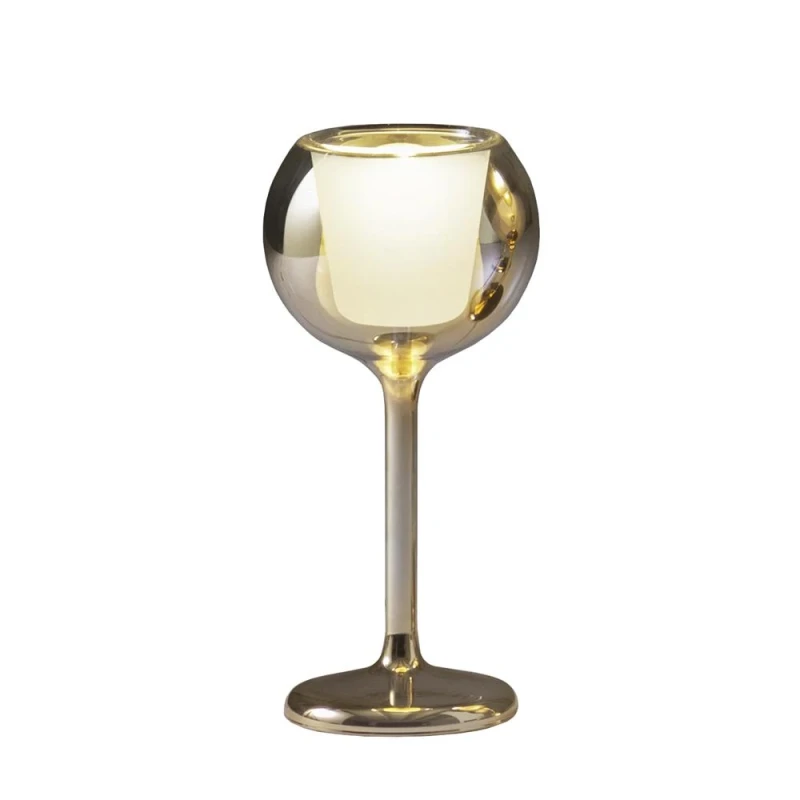 Penta - Glo Table Lamp - Mirrored Gold