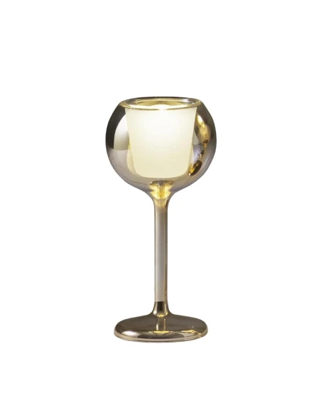 Penta - Glo Table Lamp - Mirrored Gold