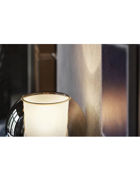 Penta - Glo Lampada Da Tavolo - Oro Rosa Specchiato