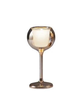 Penta - Glo Table Lamp - Mirrored Rose Gold