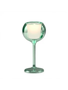 Penta - Glo Table Lamp - Mirrored Green