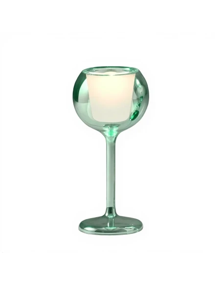 Penta - Glo Lampada Da Tavolo - Verde Specchiato