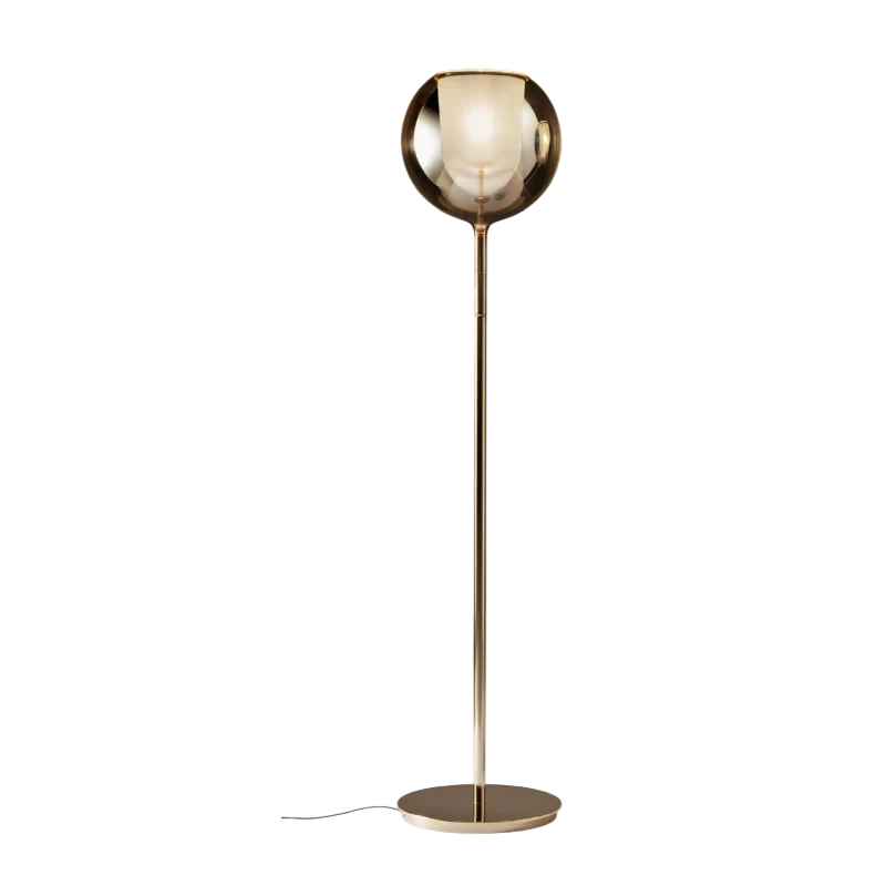 Penta - Glo Floor Lamp - Polished Gold / Mirrored Gold