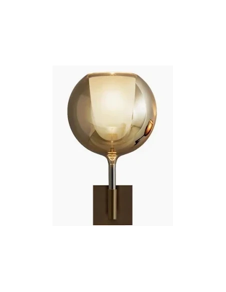 Penta - Glo Medium Wall Lamp - Matte Gold Frame