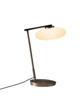 Penta - Mamì Table Lamp - Brushed Bronze / Acid-Etched White