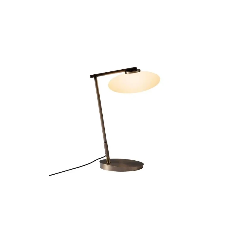 Penta - Mamì Table Lamp - Brushed Bronze / Acid-Etched White