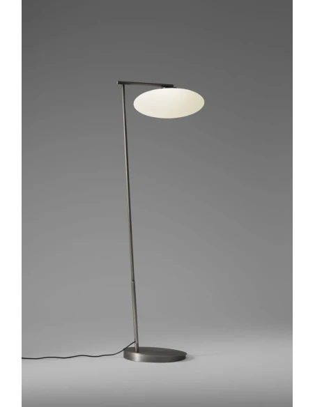 Penta - Mamì Floor Lamp - Matte Black / Acid-Etched White