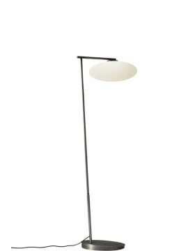 Penta - Mamì Floor Lamp - Matte Black / Acid-Etched White