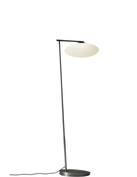 Penta - Mamì Lampada da Terra - Nero Opaco / Bianco Acidato