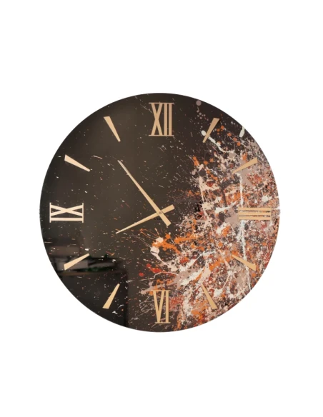 Ceart - Trilogy Mirrored Wall Clock - Earth