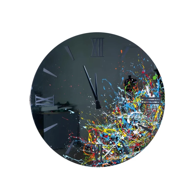 Ceart - Trilogy Mirrored Wall Clock - Ocean