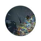 Ceart - Orologio da Parete Specchiato Trilogy - Oceano