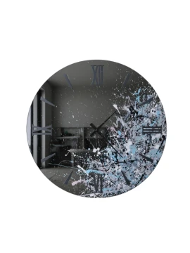 Ceart - Trilogy Mirrored Wall Clock - Sky