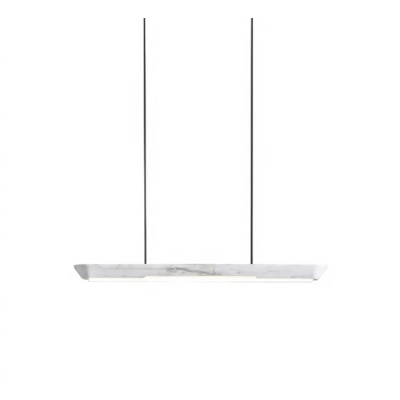 Penta - Woody Lampada a Sospensione - Marmo Bianco di Carrara