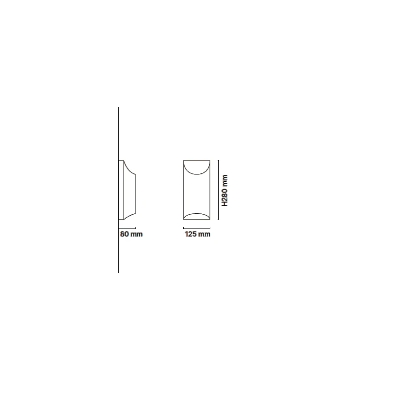 Penta - Aprile Wall Lamp - Matt White