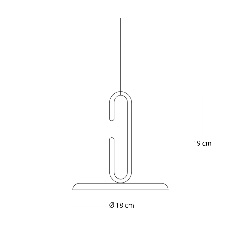 Penta - Clip Mini Pendant Lamp - Matte Black