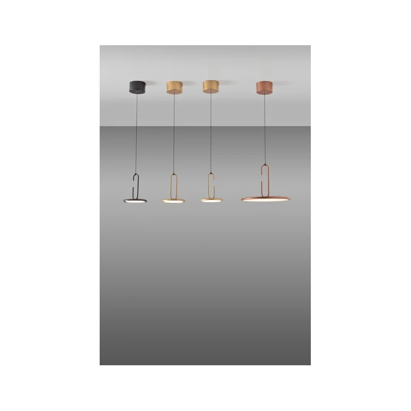 Penta - Clip Large Pendant Lamp - Matte Gold