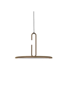 Penta - Clip Lampada a Sospensione Large - Bronzo Opaco