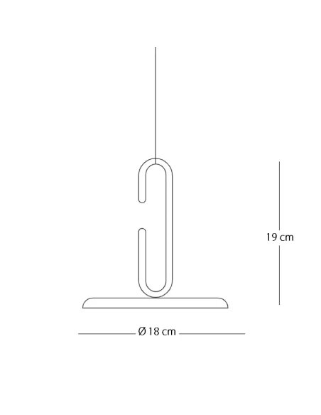 Penta - Clip Mini Pendant Lamp - Matte Bronze