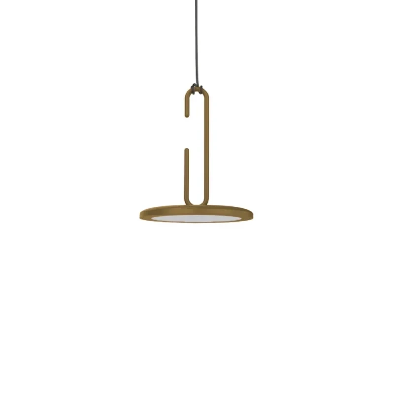 Penta - Clip Lampada a Sospensione Mini - Bronzo Opaco