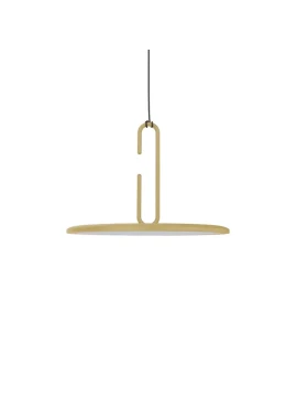 Penta - Clip Lampada a Sospensione Large - Oro Opaco