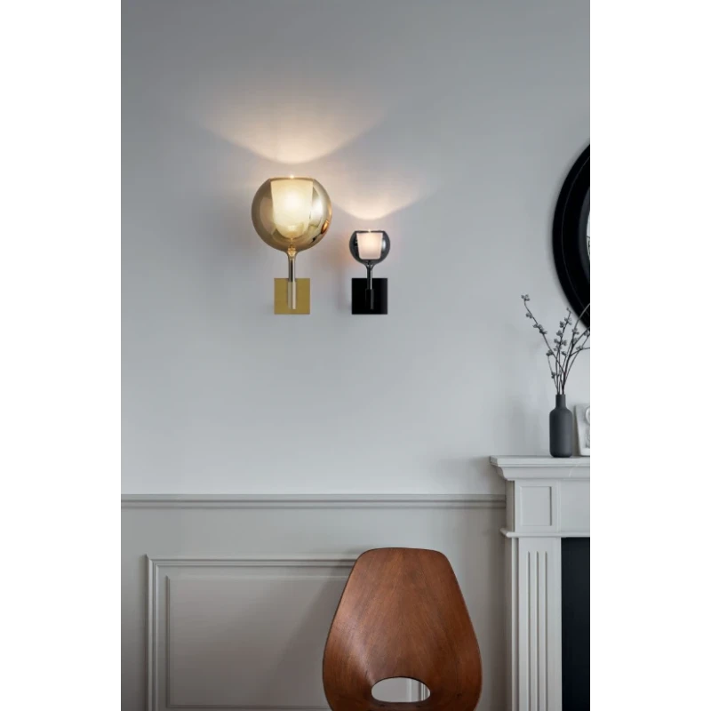 Penta - Glo Mini Wall Lamp - Matte Gold Frame
