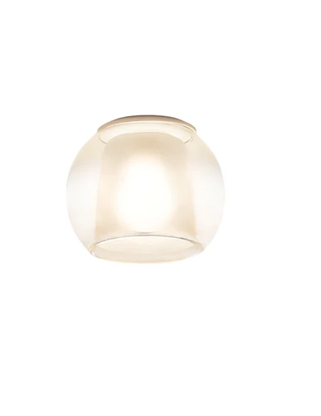 Penta - Glo Mini Ceiling Lamp - Matt White / Transparent
