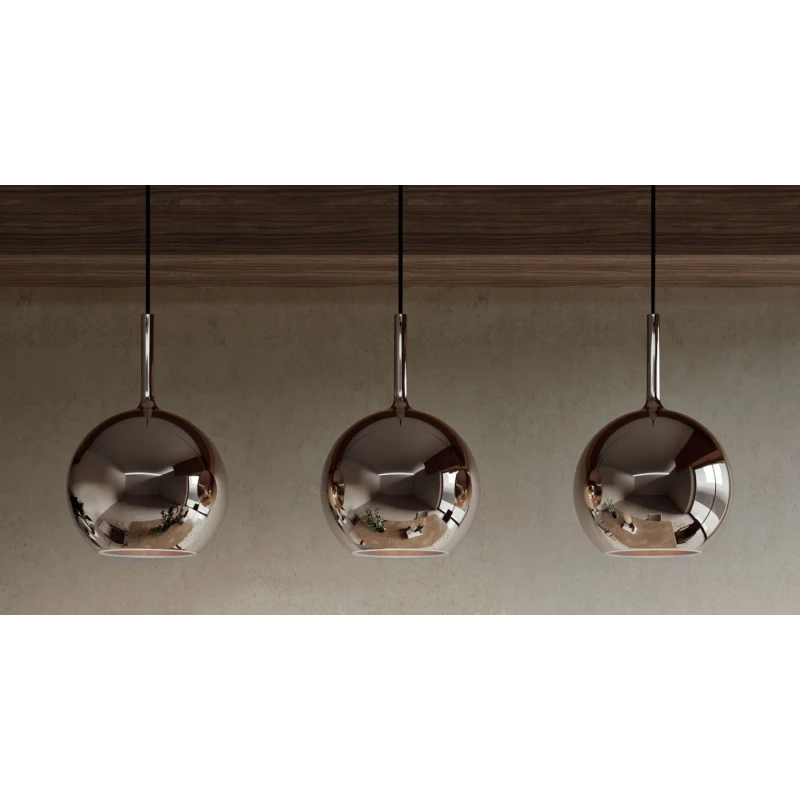 Penta - Glo Maxi Pendant Lamp - Clear Glass Diffuser