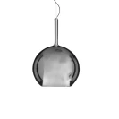 Penta - Glo Maxi Pendant Lamp - Black Mirrored Glass Diffuser