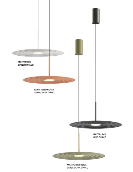 Redo Group - Lake Pendant Lamp - Matt Terracotta