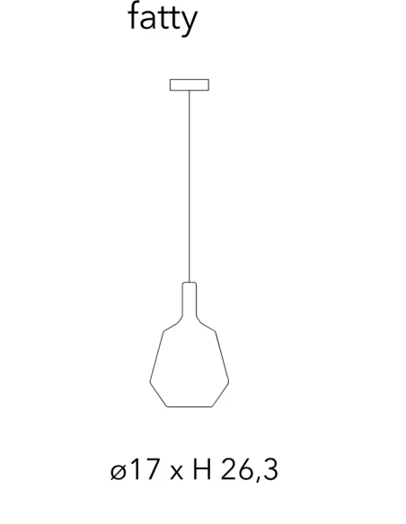 Penta - Mom Glossy Lampada a Sospensione - Fatty