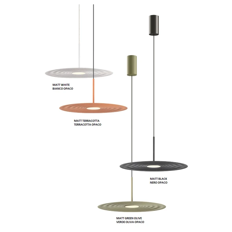 Redo Group - Lake Pendant Lamp - Matt Black