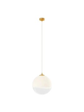 Redo Group - Berry Lampada a Sospensione Singola - Oro Opaco/Bianco Sfumato