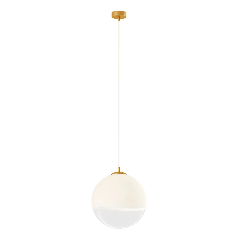 Redo Group - Berry Lampada a Sospensione Singola - Oro Opaco/Bianco Sfumato