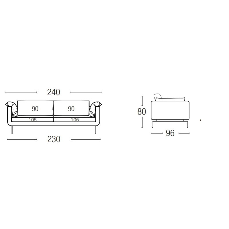 Biba Italia - Bravo Sofa