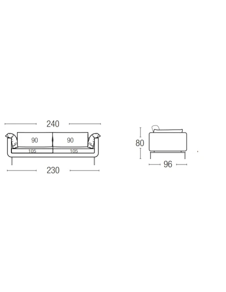 Biba Italia - Bravo Sofa