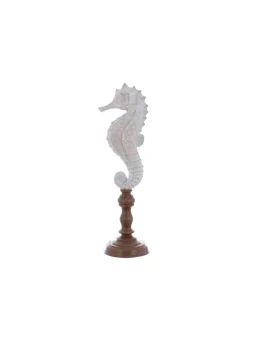Blanc MariClò - Decorazione in Resina Anemone Collection - Cavalluccio Marino