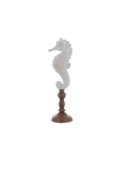 Blanc MariClò - Anemone Collection Resin Decoration - Seahorse