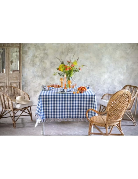 Blanc MariClò - Tablecloth with Gala Linda Collection - 160 x 230 cm
